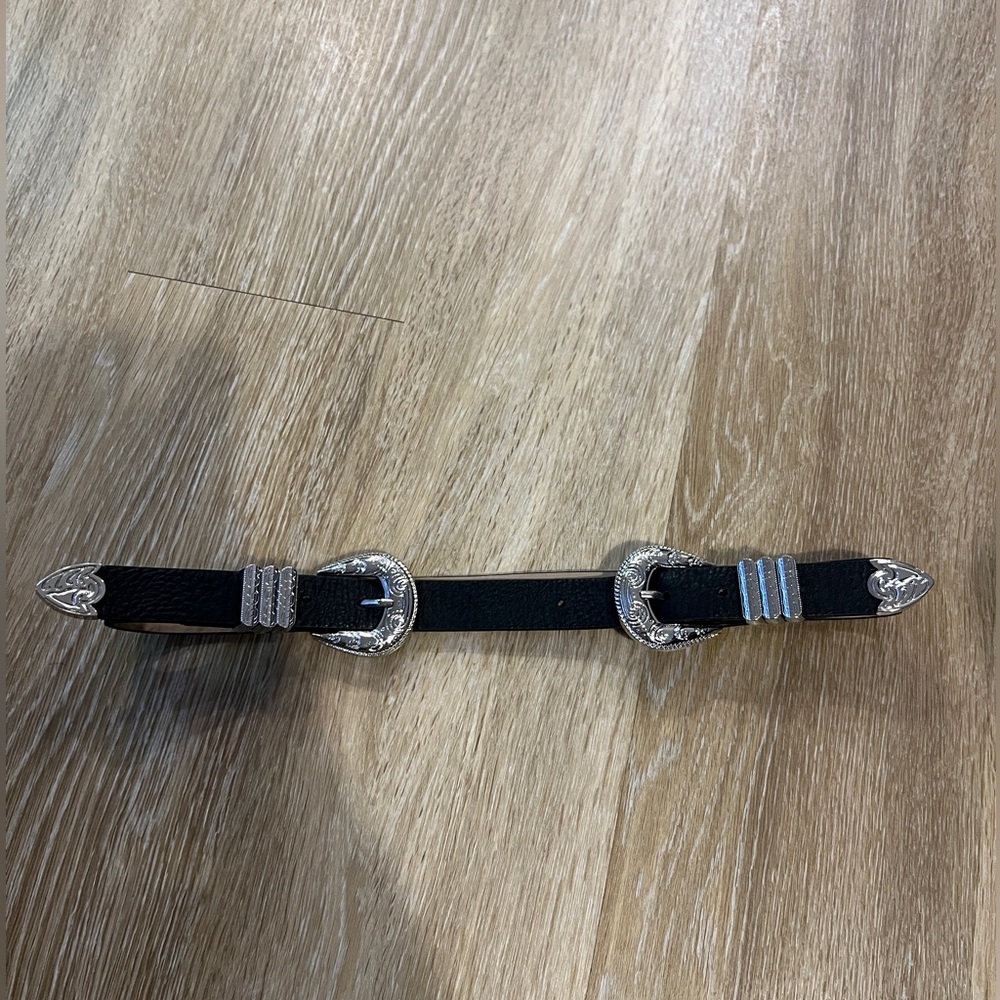 Princesspolly: western double belt -Bri Bri Waist Belt
